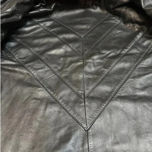 Vintage Women's Mink Fur Jacket Size M/L Elegant Dark Brown Mink Jacket - Picture 9 of 14